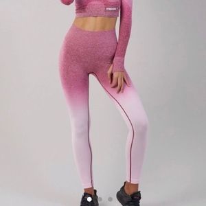 Gymshark Ombre Leggings - Pink Ombre